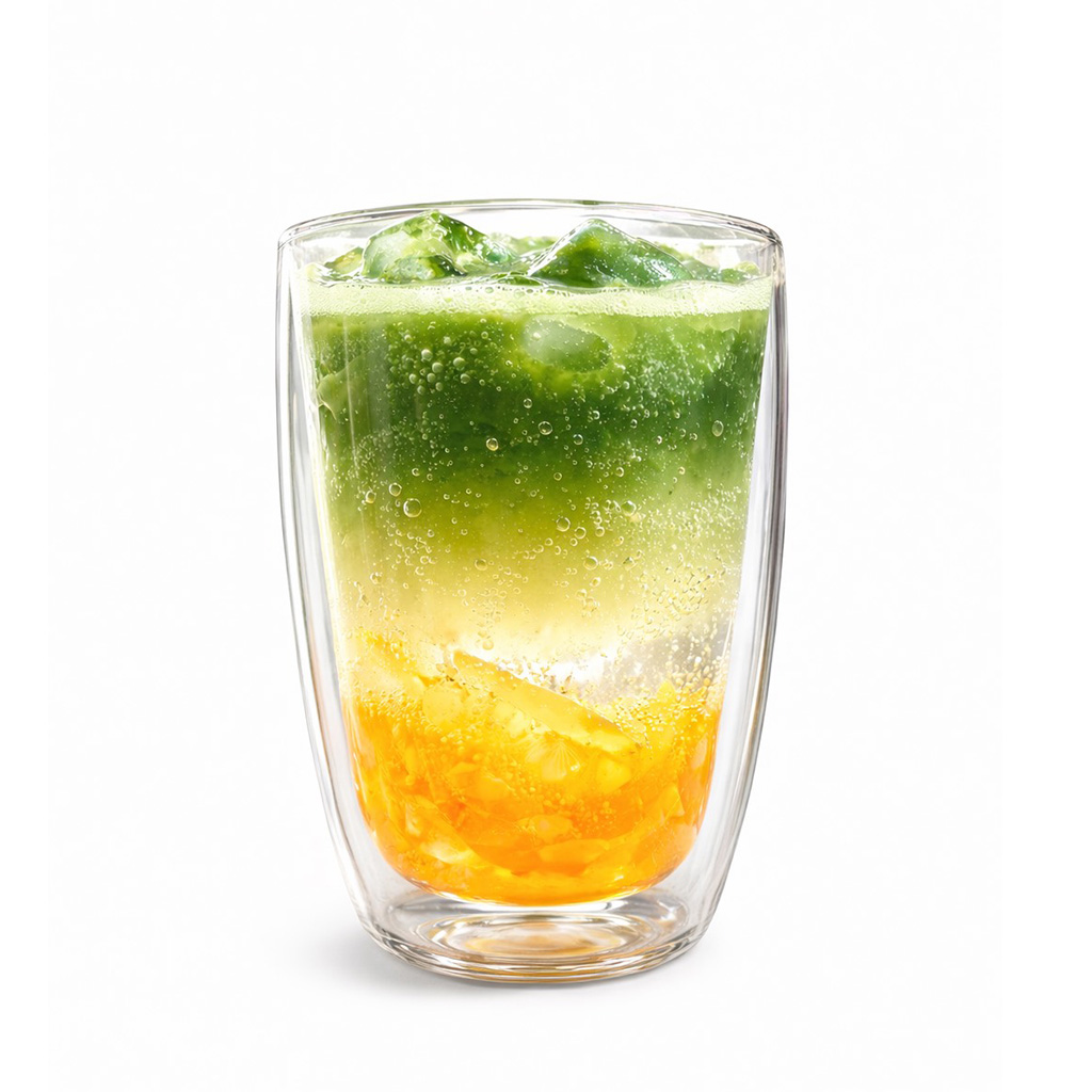 蜜柚氣泡抹茶